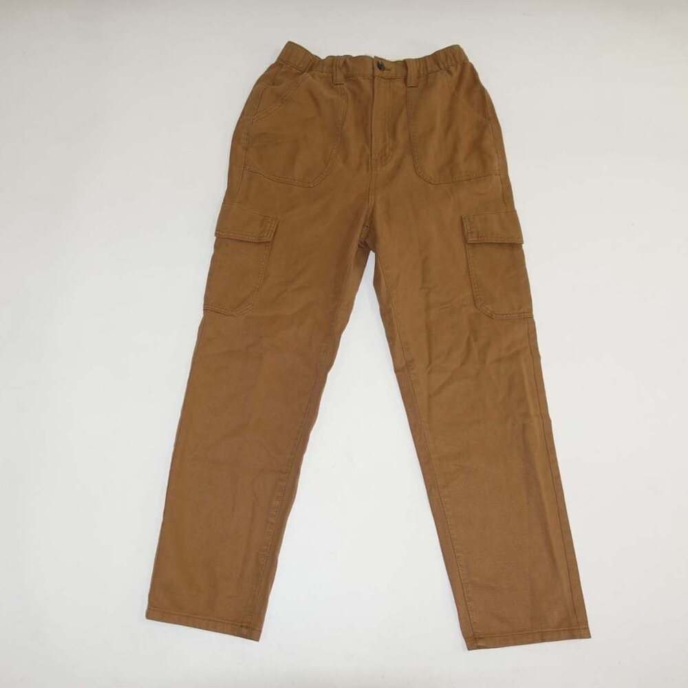 A.N.A A New Approach Women's Highest Rise Tapered Cargo Pants Size 6 NWT Brown